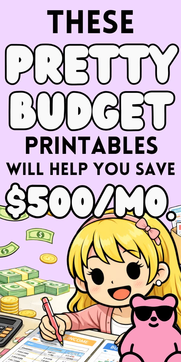 Free Budget Printables To Help You Save Money