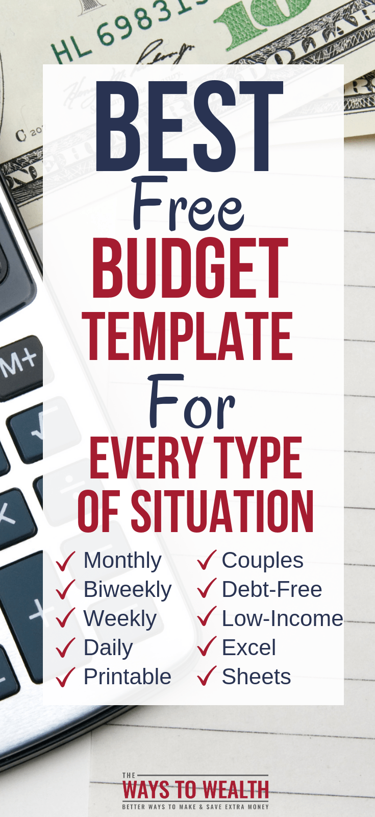 6 Free Budget Templates: One for Every Financial Situation